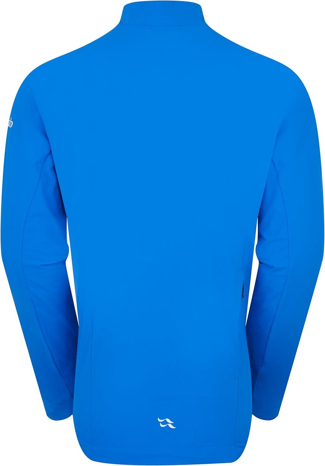 imageRab Mens Cinder Borealis Softshell Jacket Lightweight WaterRepellent Coat for Biking Cycling ampamp CommutingMaya Blue