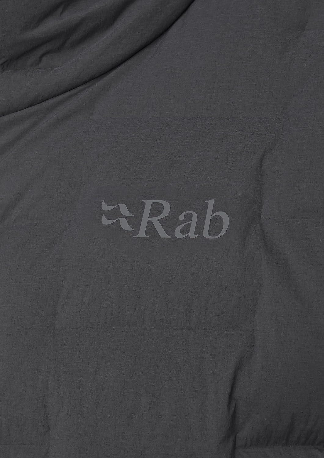 imageRab Mens Cubit Stretch Down Hoody Lightweight Down Jacket for Trekking Climbing ampamp SkiingEbony