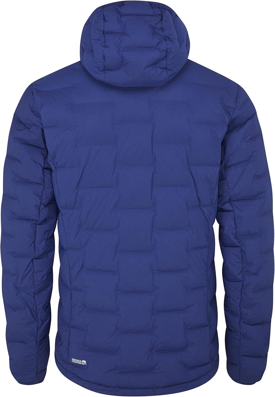 imageRab Mens Cubit Stretch Down Hoody Lightweight Down Jacket for Trekking Climbing ampamp SkiingNightfall Blue