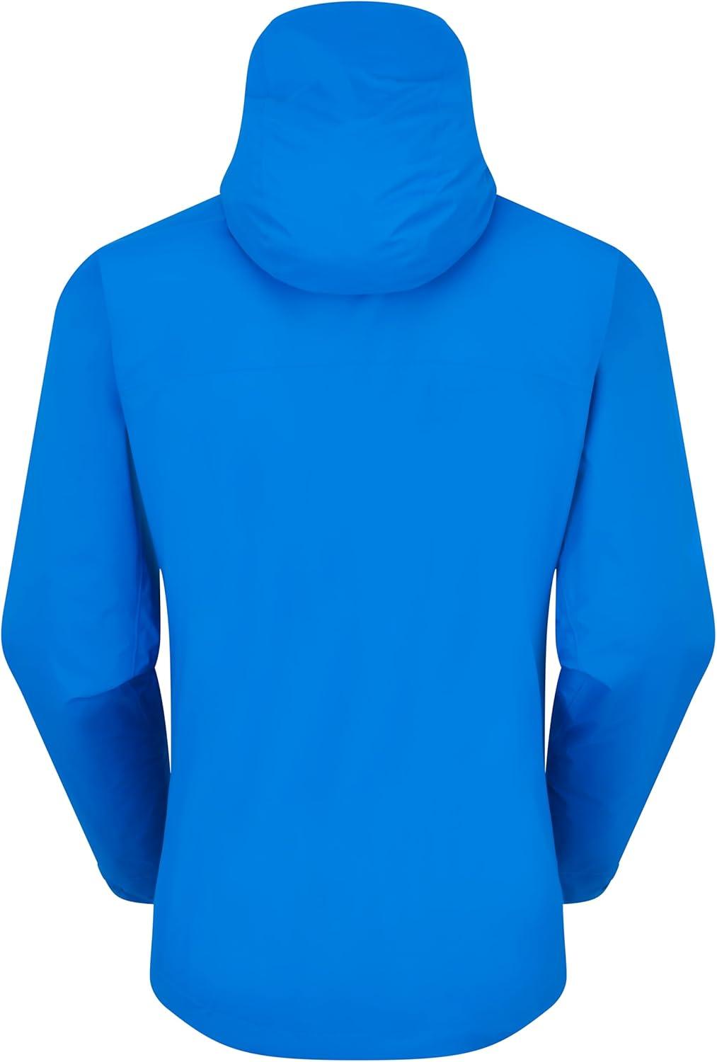 imageRab Mens Downpour Light Jacket Lightweight Waterproof Hooded Coat for Hiking ampamp TrekkingMaya Blue