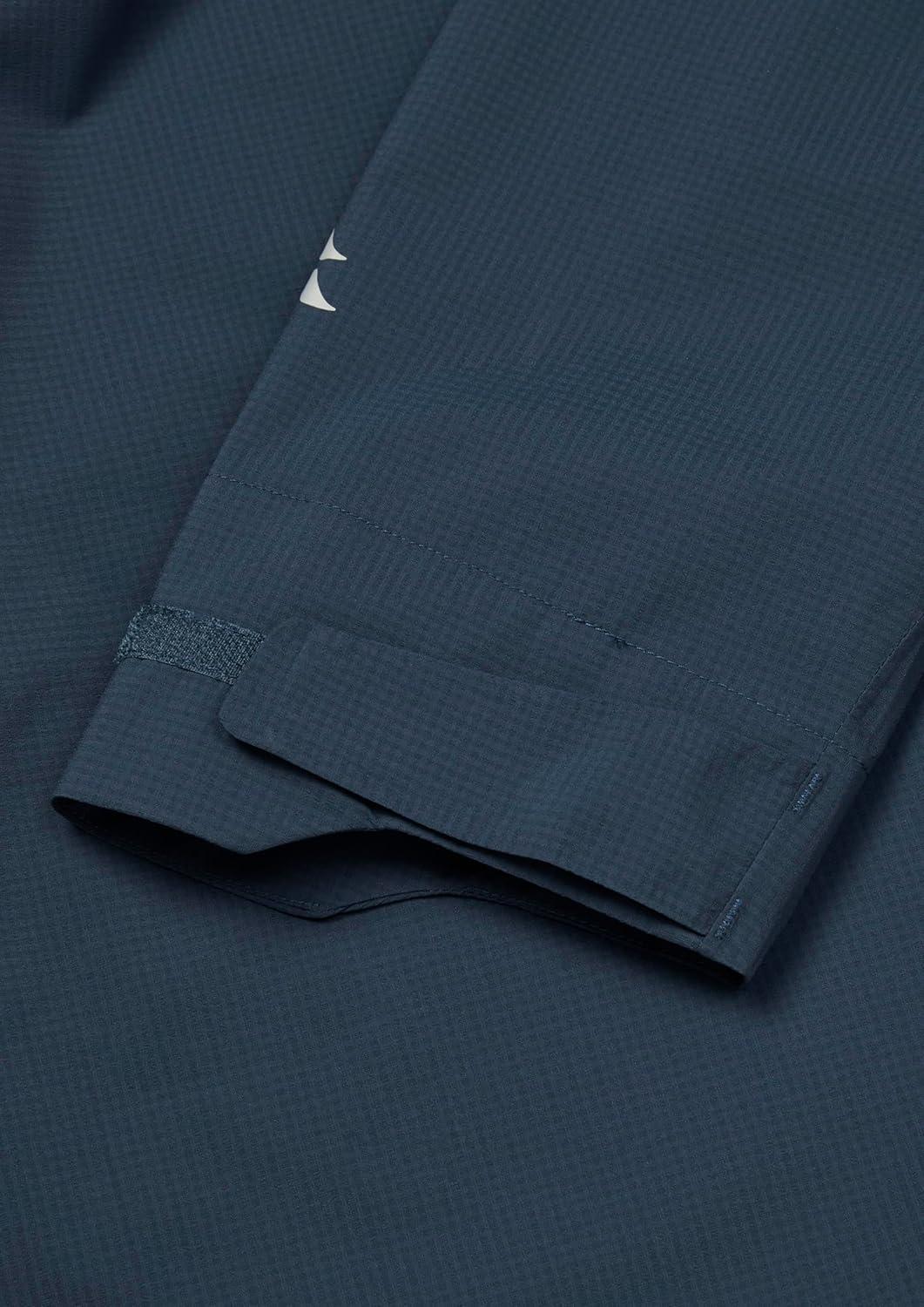 imageRab Mens Downpour Light Jacket Lightweight Waterproof Hooded Coat for Hiking ampamp TrekkingTempest Blue