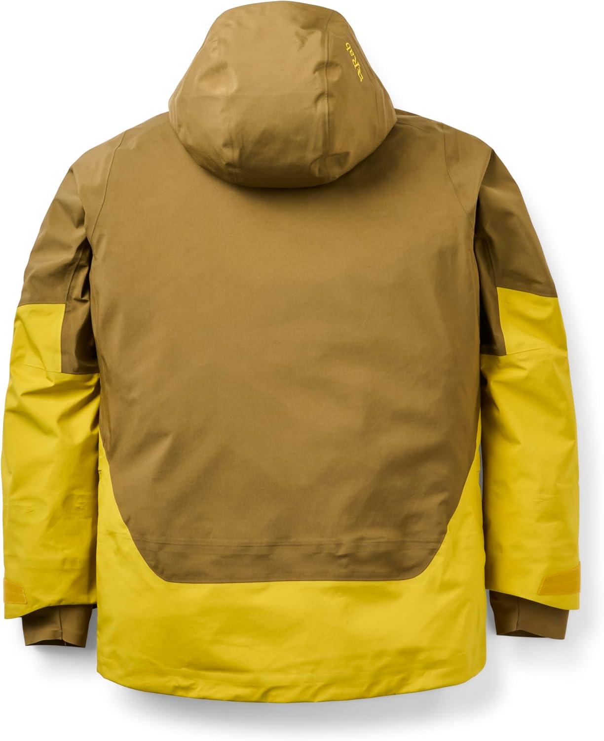 imageRab Mens Khroma Converge Jacket Waterproof Ski Coat for Alpine ampamp Backcountry SkiingOakDark Pollen