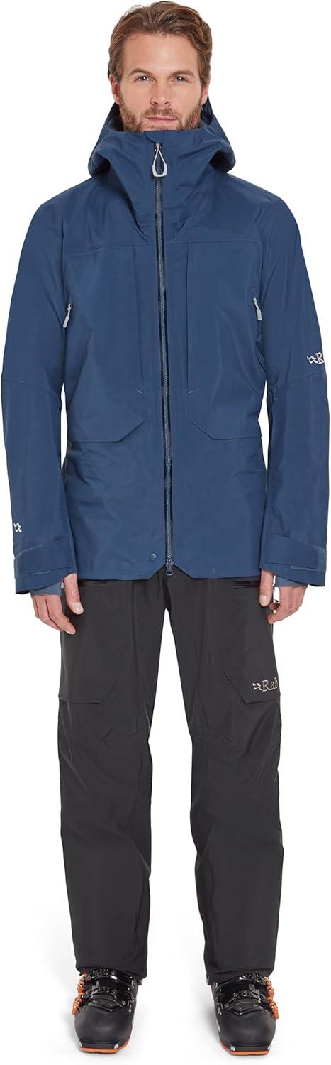 imageRab Mens Khroma Converge Jacket Waterproof Ski Coat for Alpine ampamp Backcountry SkiingTempest Blue