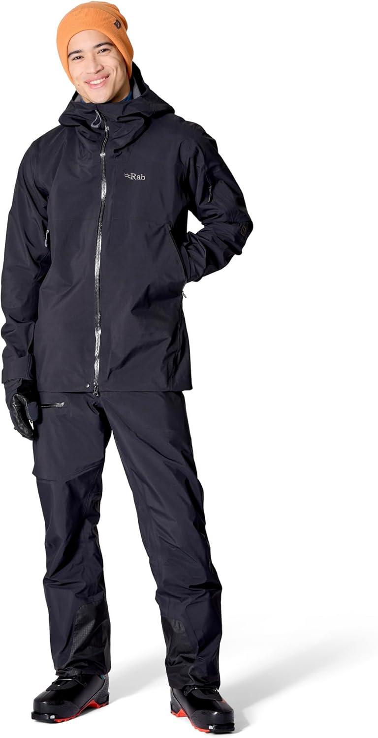 imageRab Mens Khroma Diffuse GTX Jacket GoreTex Waterproof Breathable Coat for Skiing ampamp MountaineeringBlack