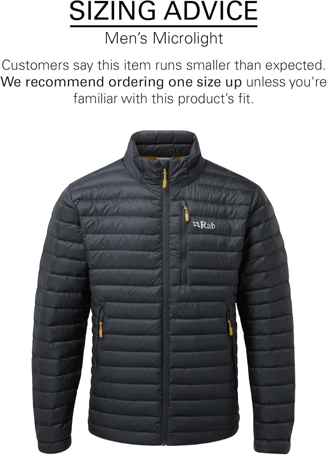 imageRab Mens Microlight Jacket 700Fill Down Hooded Puffer Coat for Hiking Climbing ampamp SkiingBeluga