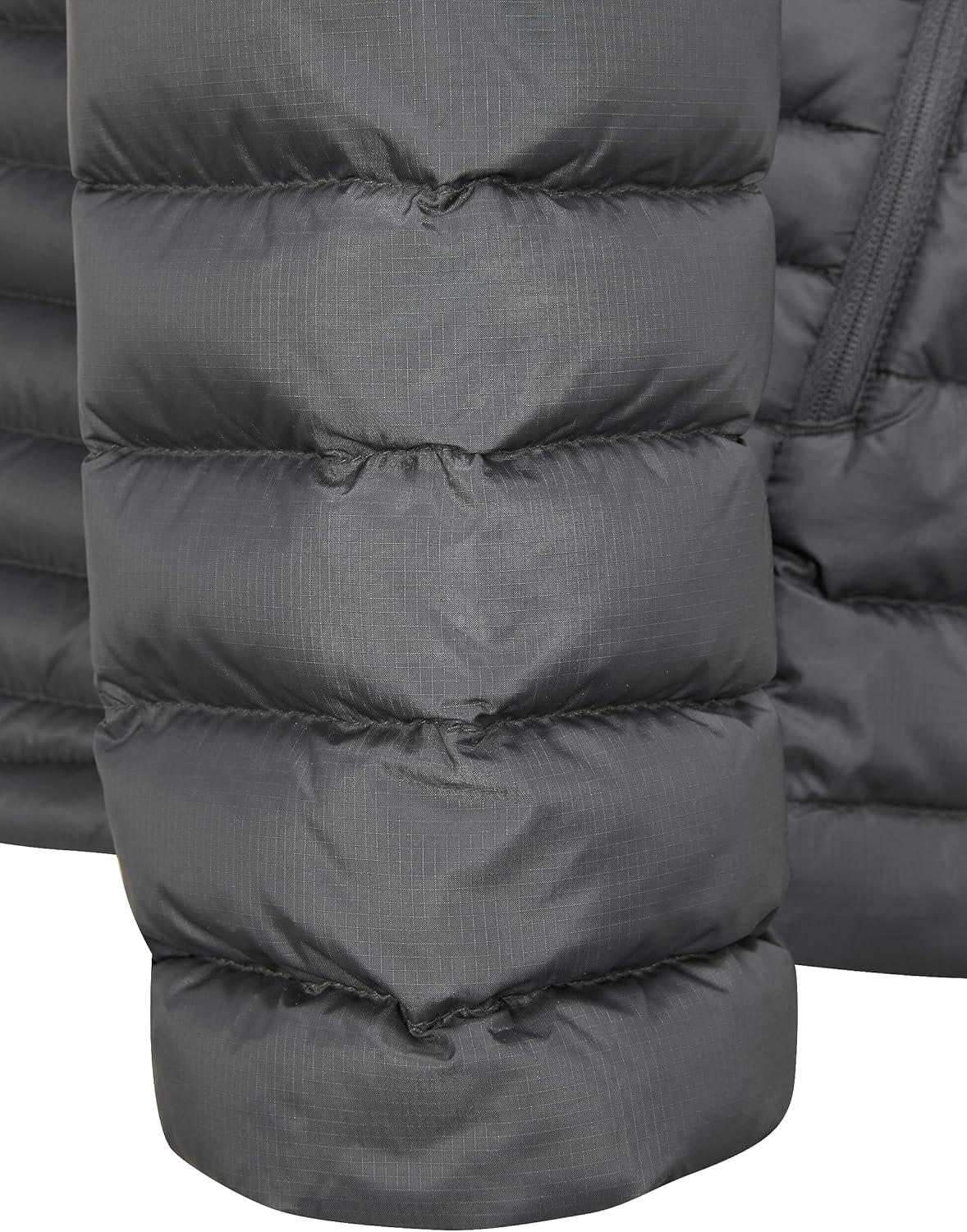 imageRab Mens Microlight Jacket 700Fill Down Hooded Puffer Coat for Hiking Climbing ampamp SkiingGraphene