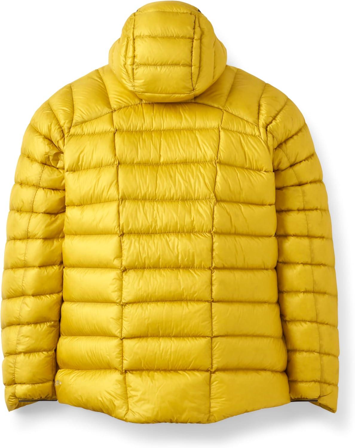 imageRab Mens Mythic Alpine Jacket Down Insulated Windproof Coat for Hiking Climbing ampamp MountaineeringDark Pollen