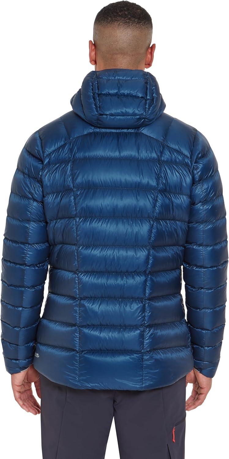 imageRab Mens Mythic Alpine Jacket Down Insulated Windproof Coat for Hiking Climbing ampamp MountaineeringTempest Blue