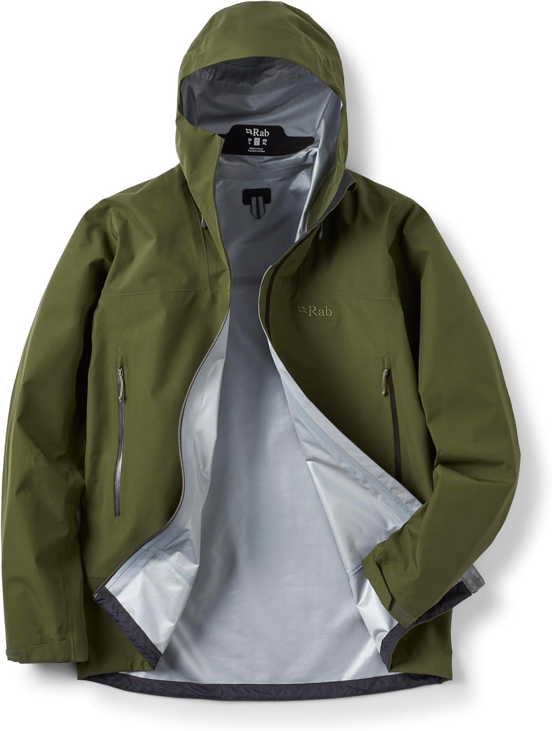 imageRab Mens Namche GTX Jacket GoreTex Waterproof Breathable Rain Shell for Everyday ampamp HikingArmy