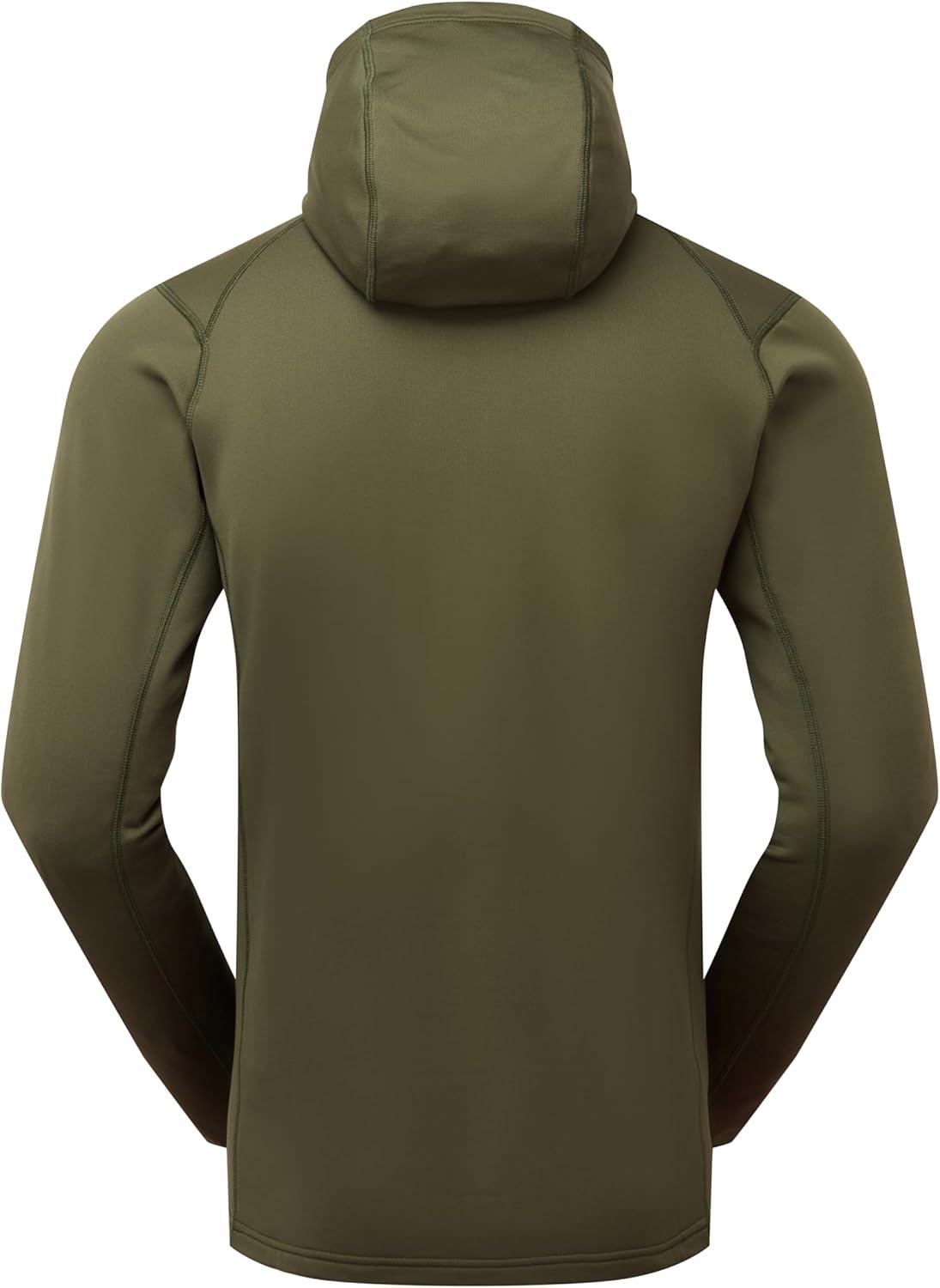 imageRab Mens Superflux Hoody Lightweight Fleece Jacket for Hiking ampamp ClimbingArmy