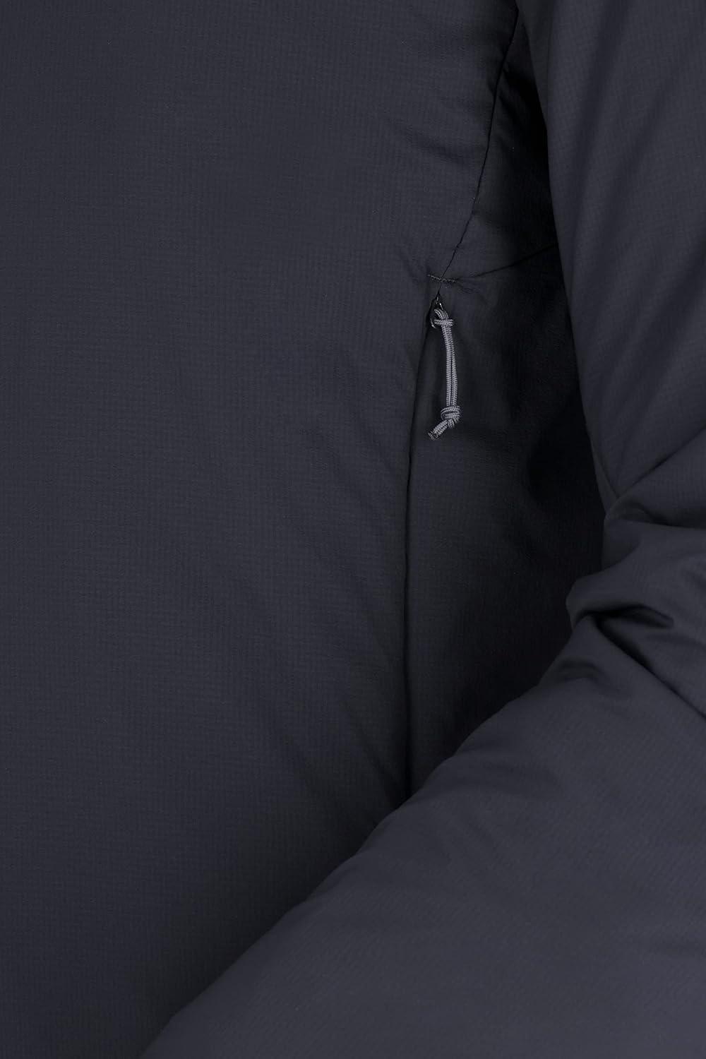 imageRab Mens Xenair Alpine Light Hooded Insulated Jacket for Hiking ampamp MountaineeringEbony