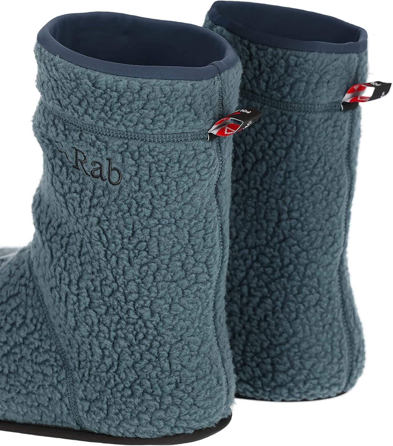 imageRab Outpost Hut Boot Fleece Booties for Camping Climbing and SkiingOrion Blue