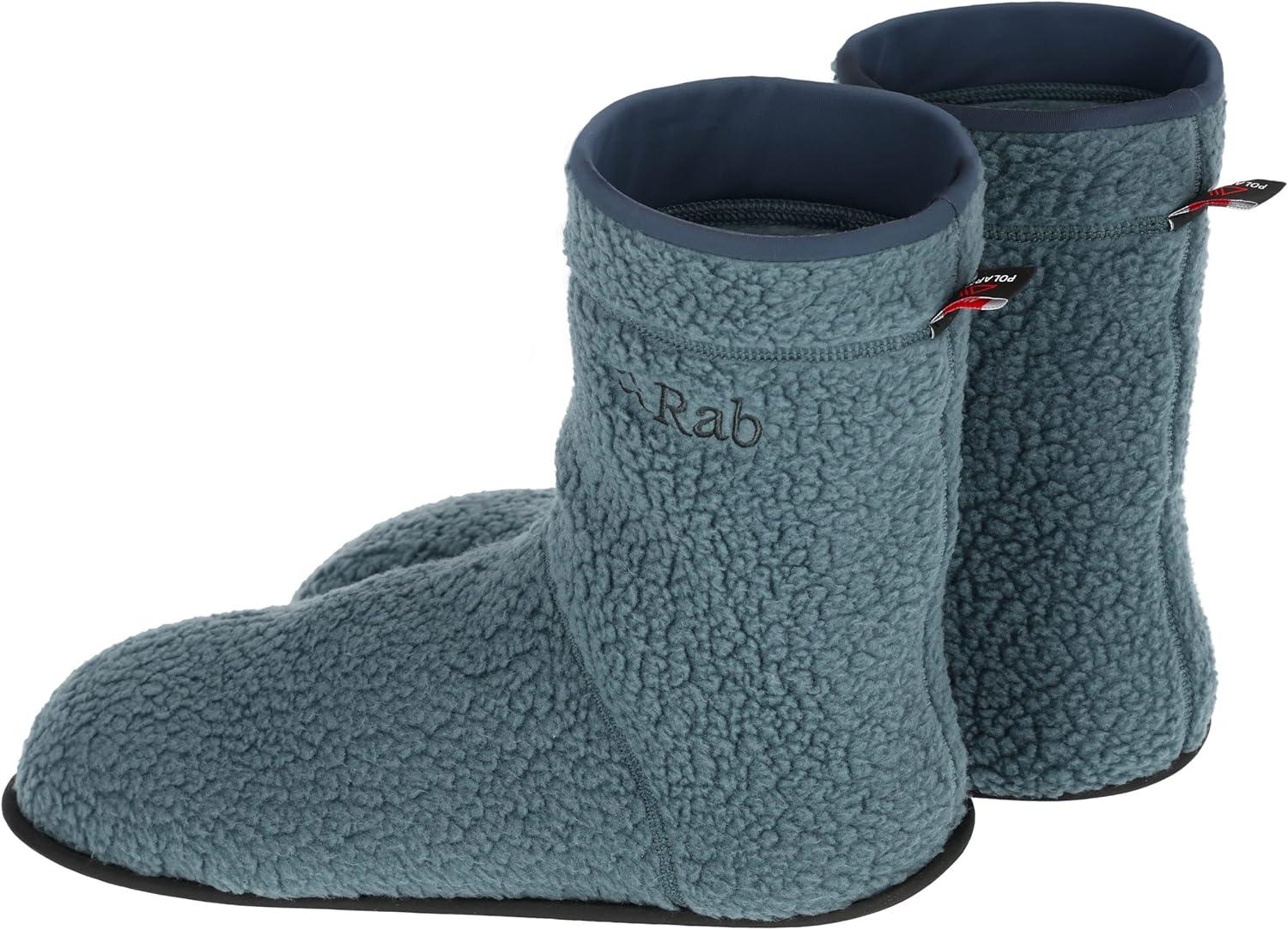 imageRab Outpost Hut Boot Fleece Booties for Camping Climbing and SkiingOrion Blue