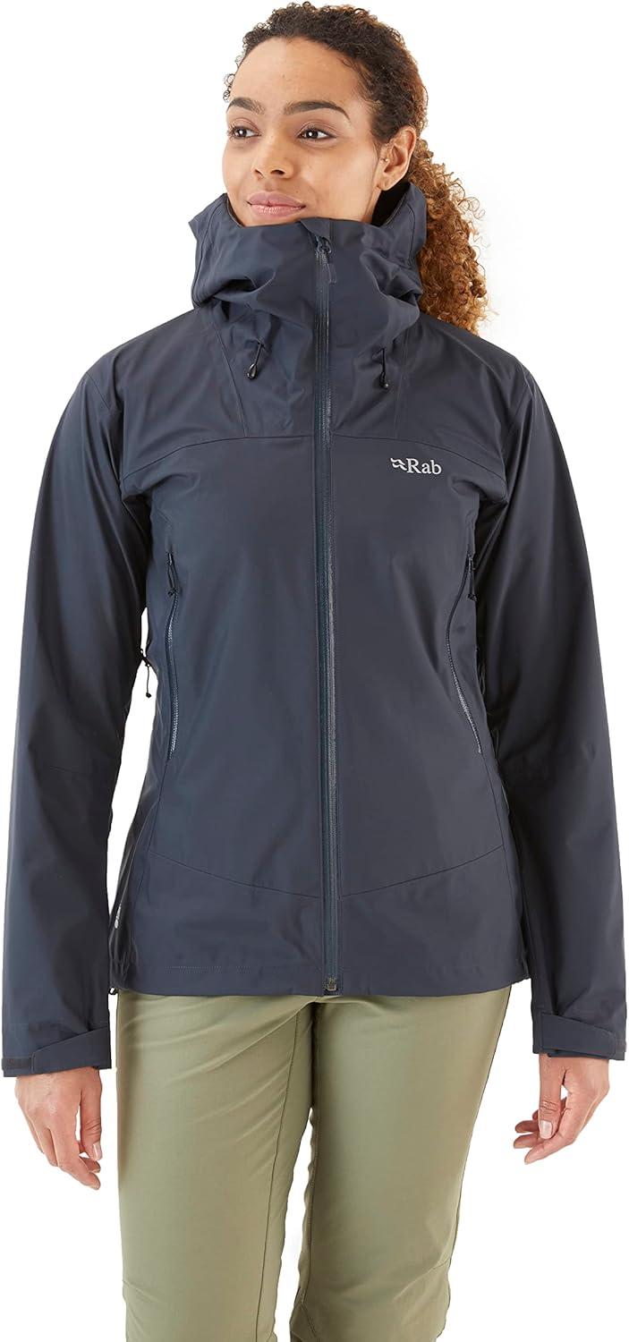 imageRab Womens Arc Eco Waterproof Breathable Jacket for Hiking ampamp SkiingBeluga