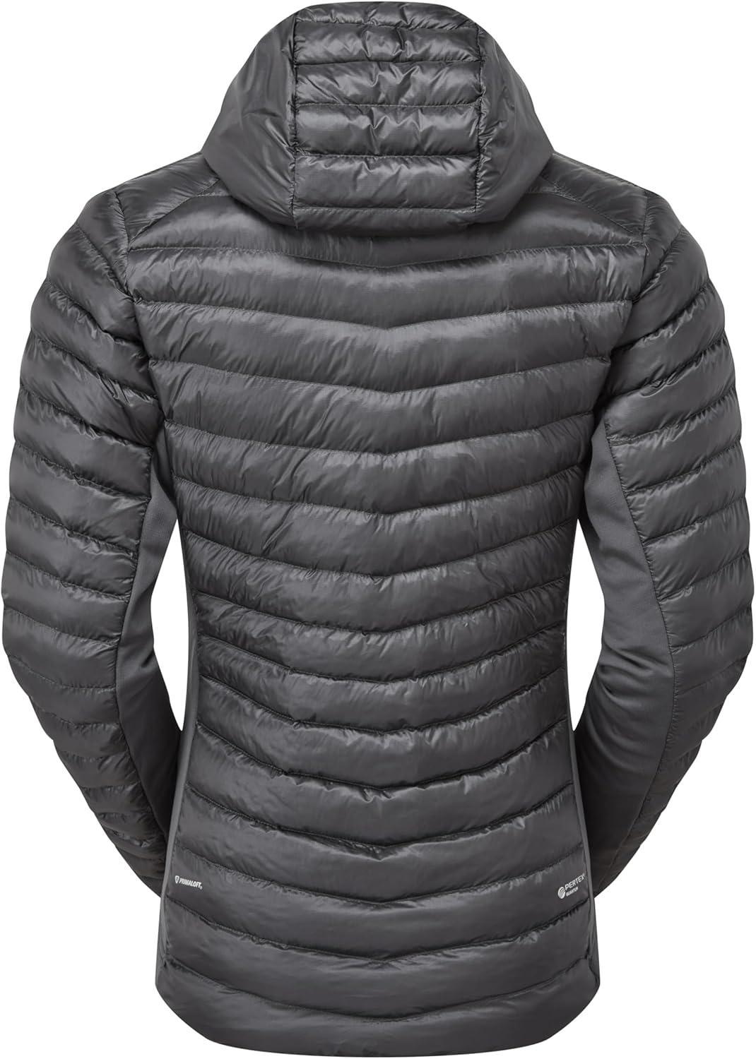 imageRab Womens Cirrus Flex Hoodie Jacket Lightweight Insulated Puffer Coat for HikingGraphene