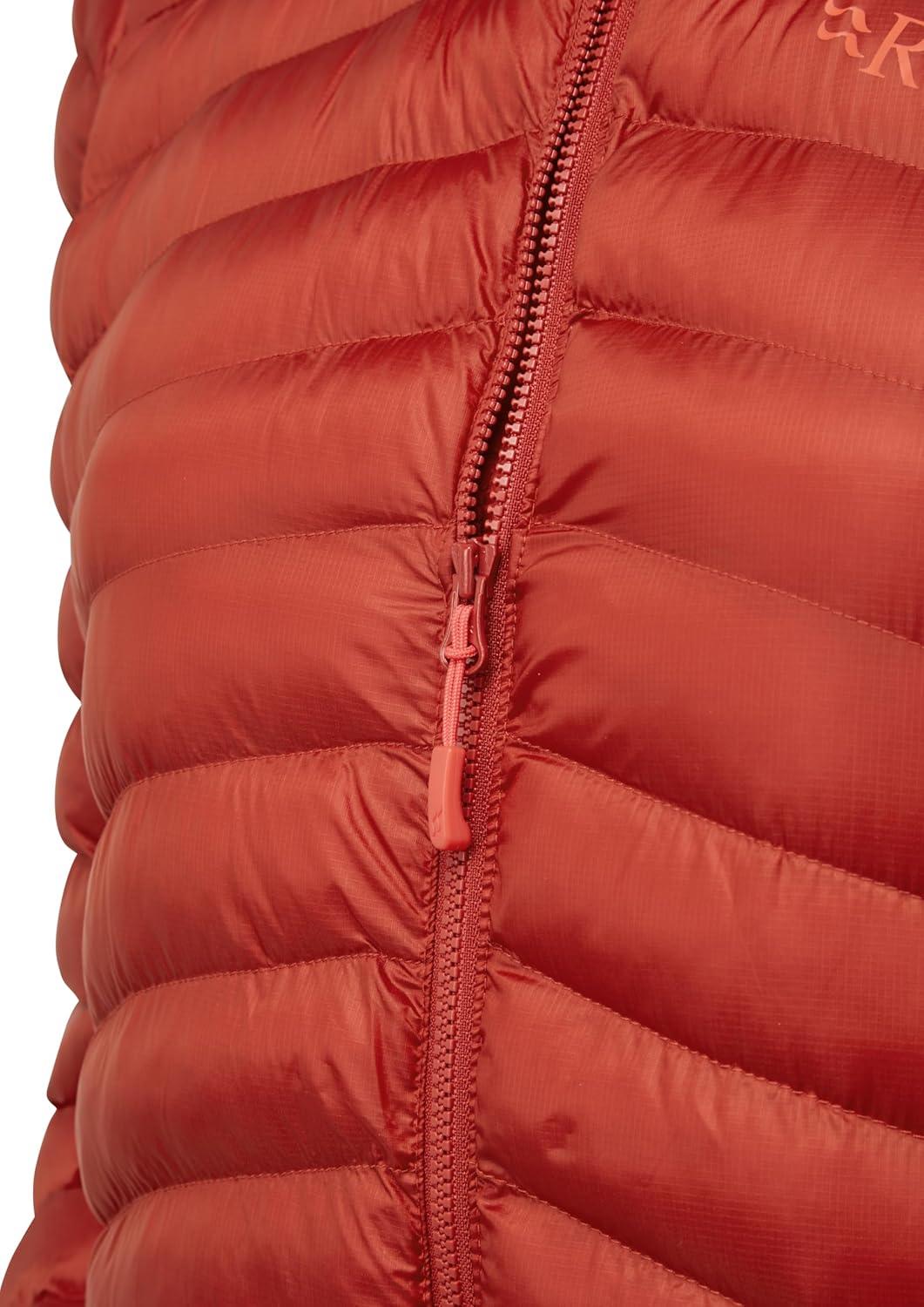 imageRab Womens Cirrus Flex Hoodie Jacket Lightweight Insulated Puffer Coat for HikingTuscan Red