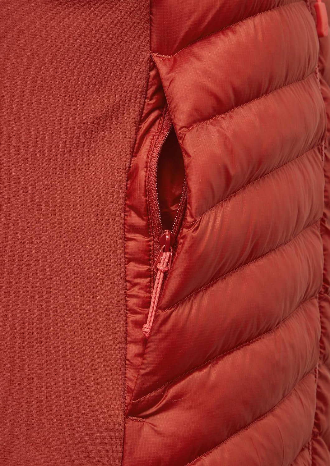 imageRab Womens Cirrus Flex Hoodie Jacket Lightweight Insulated Puffer Coat for HikingTuscan Red