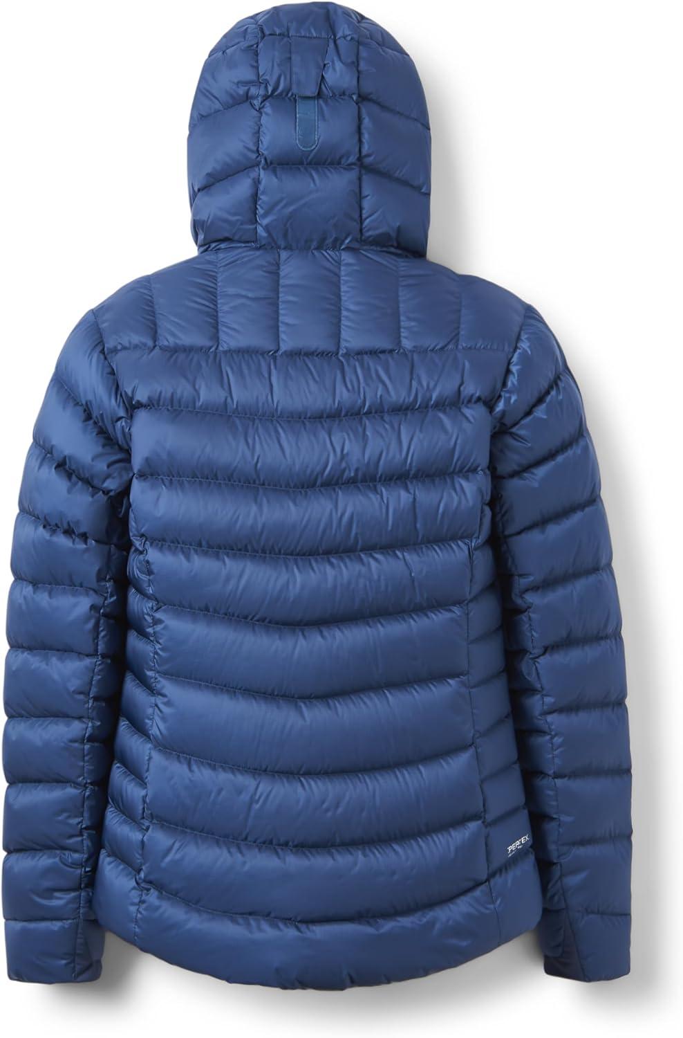 imageRab Womens Electron Pro 800Fill Down Hooded Jacket for Climbing ampamp MountaineeringTempest Blue