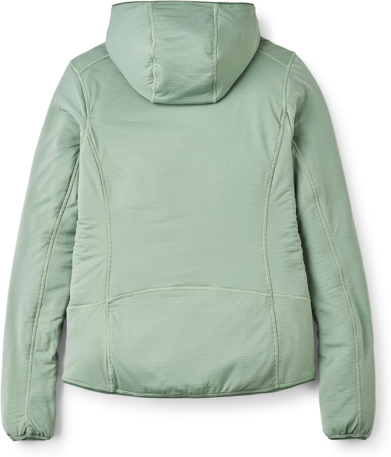 imageRab Womens Evolute Hoody Lightweight Insulated Jacket for Hiking ampamp ClimbingDark Fig Green