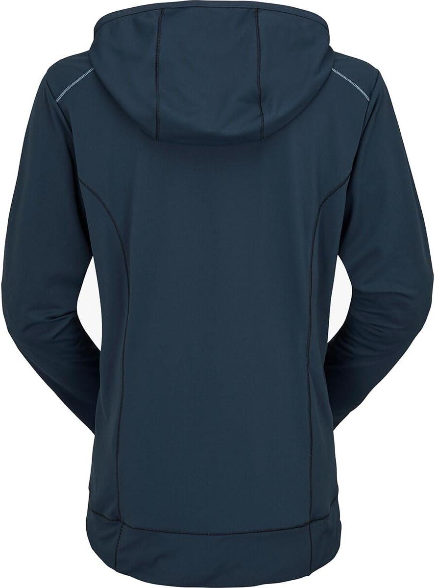 imageRab Womens Force Hoody Lightweight LongSleeve Hooded Baselayer Shirt for Hiking Climbing ampamp Trail RunningTempest Blue