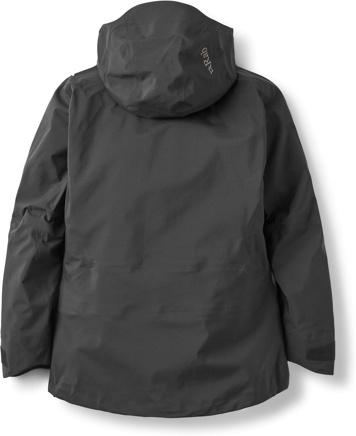 imageRab Womens Khroma Diffuse GTX Jacket GoreTex Waterproof Breathable Coat for Skiing ampamp MountaineeringBlack