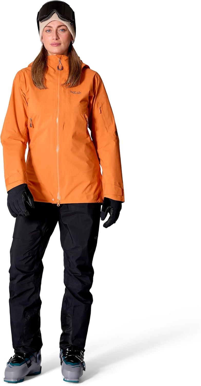 imageRab Womens Khroma Diffuse GTX Jacket GoreTex Waterproof Breathable Coat for Skiing ampamp MountaineeringDark Melba
