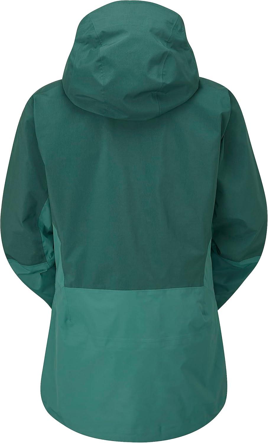 imageRab Womens Khroma Latok GoreTex Pro Jacket GTX Waterproof Breathable Coat for Skiing ampamp MountaineeringGreen SlateEucalyptus