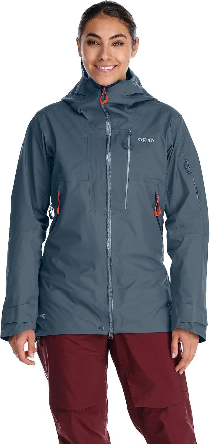 imageRab Womens Khroma Latok GoreTex Pro Jacket GTX Waterproof Breathable Coat for Skiing ampamp MountaineeringOrion Blue