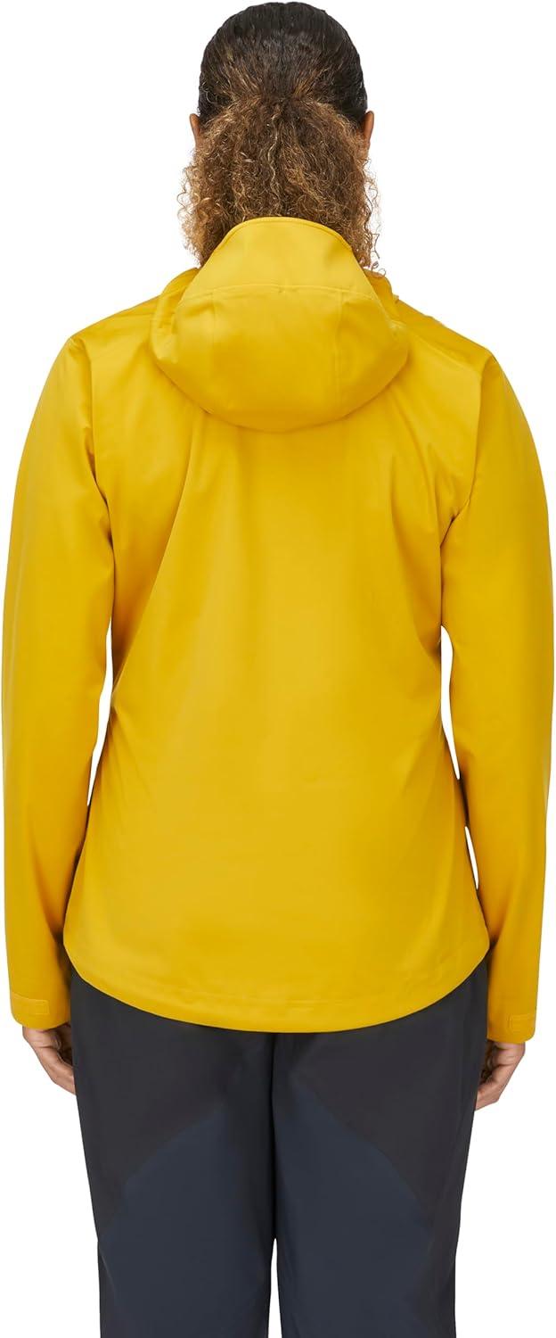 imageRab Womens Kinetic 20 Hooded Jacket Waterproof Softshell for Hiking TrekkingSahara