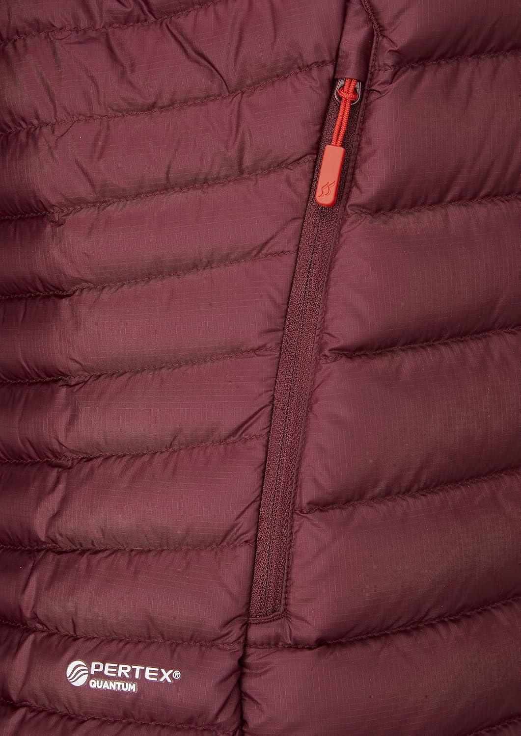 imageRab Womens Microlight Alpine 700Fill Down Hooded Puffer Jacket for Hiking ampamp SkiingDeep Heather