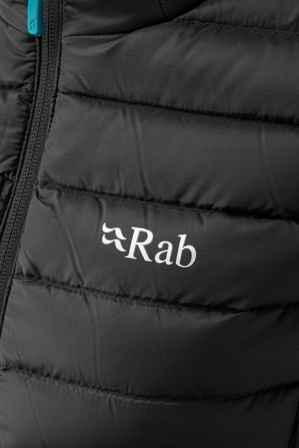 imageRab Womens Microlight Down Vest Insulated Lightweight Gilet for Hiking Trekking ampamp SkiingBlack