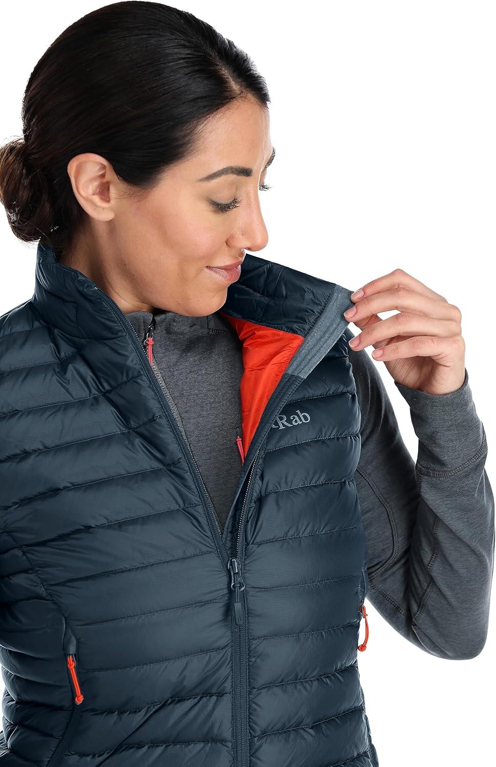 imageRab Womens Microlight Down Vest Insulated Lightweight Gilet for Hiking Trekking ampamp SkiingOrion Blue