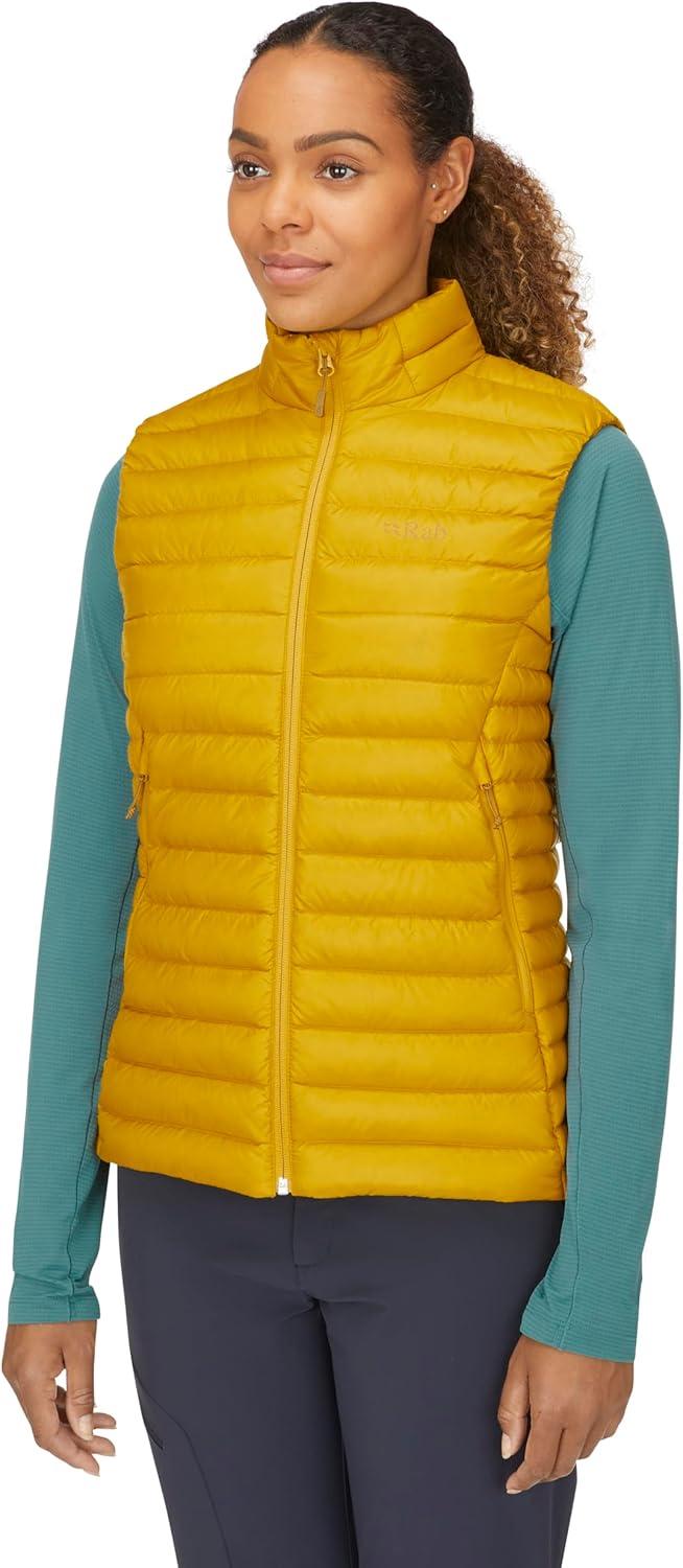 imageRab Womens Microlight Down Vest Insulated Lightweight Gilet for Hiking Trekking ampamp SkiingSahara