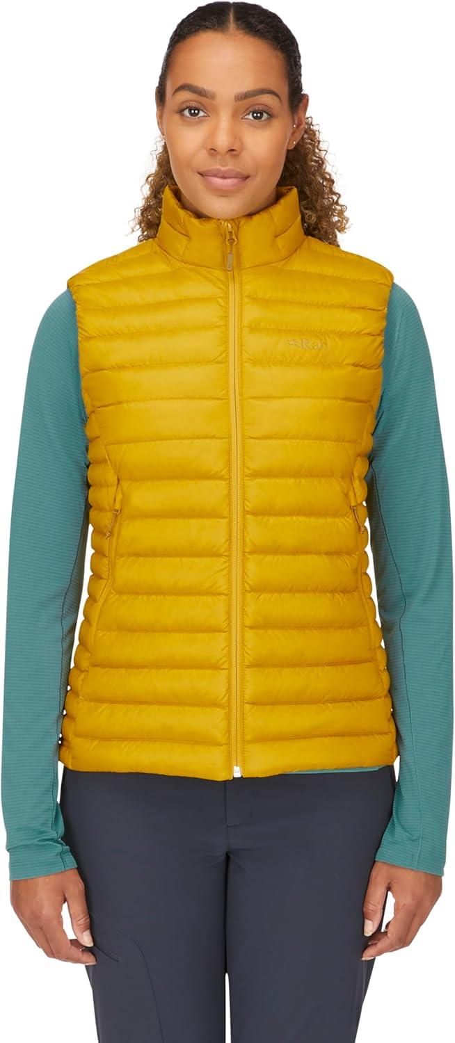 imageRab Womens Microlight Down Vest Insulated Lightweight Gilet for Hiking Trekking ampamp SkiingSahara