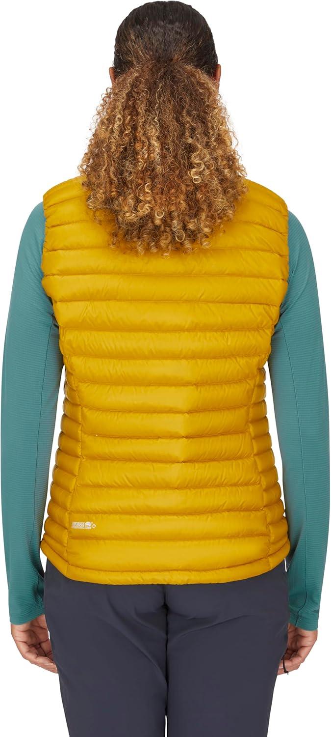 imageRab Womens Microlight Down Vest Insulated Lightweight Gilet for Hiking Trekking ampamp SkiingSahara