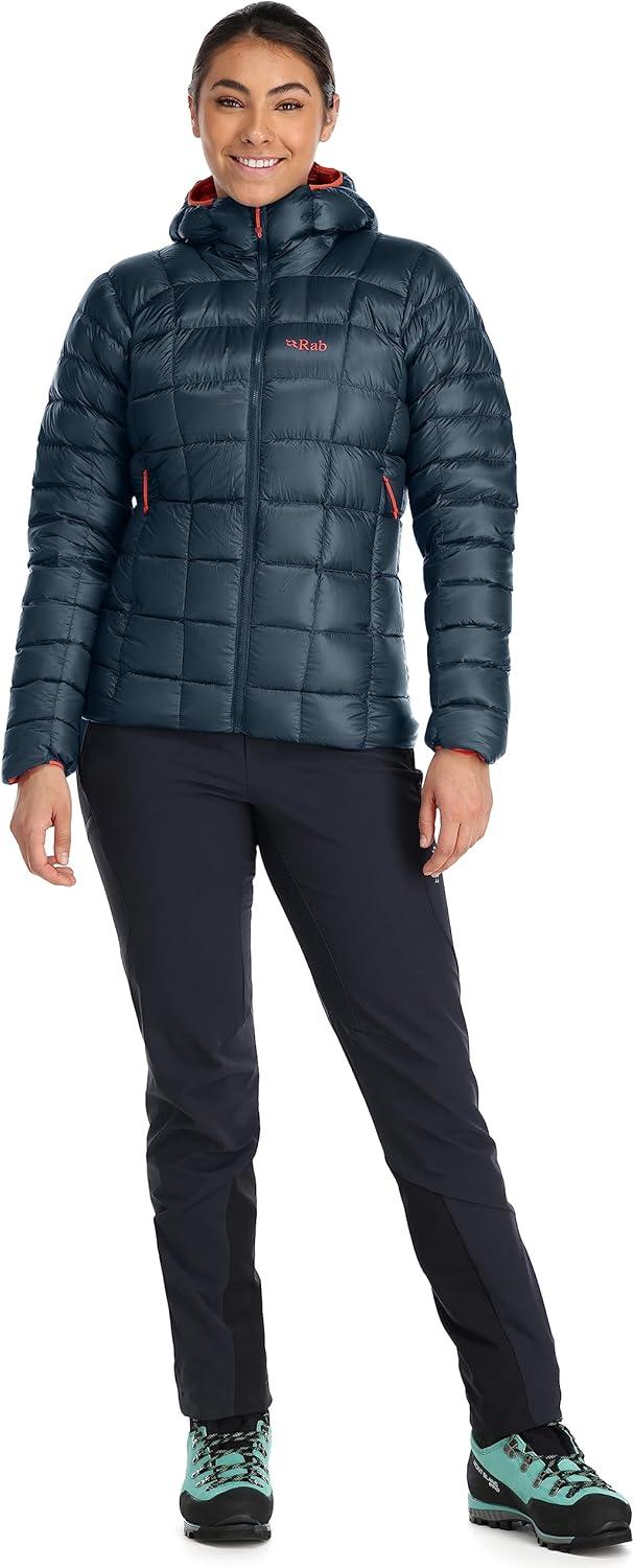 imageRab Womens Mythic Alpine Jacket Down Insulated Coat for Skiing Climbing ampamp MountaineeringOrion Blue