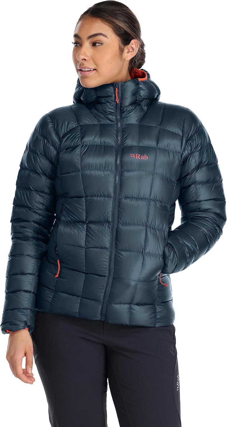 imageRab Womens Mythic Alpine Jacket Down Insulated Coat for Skiing Climbing ampamp MountaineeringOrion Blue