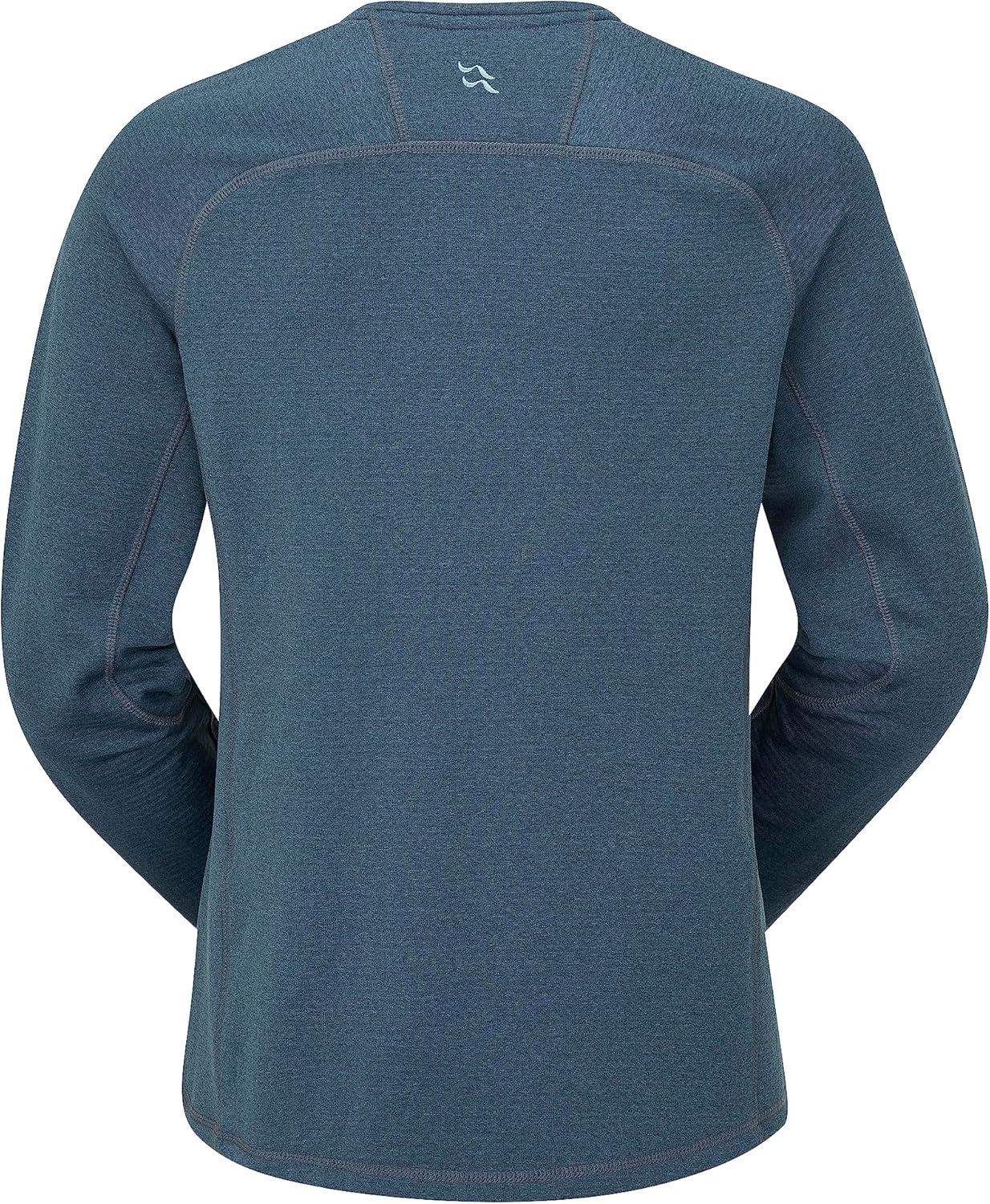 imageRab Womens Nexus Crew Lightweight Long Sleeve Fleece for Hiking ampamp ClimbingOrion Blue