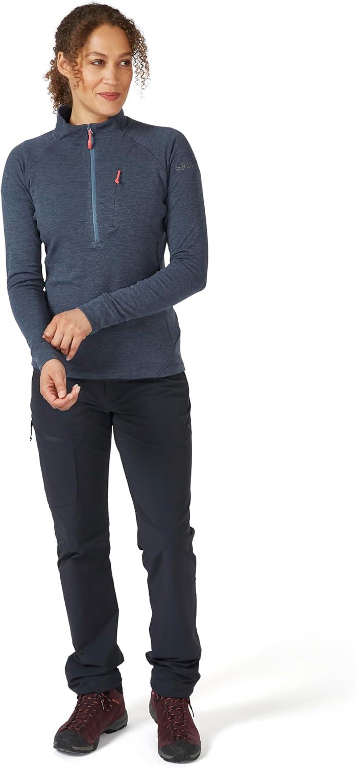 imageRab Womens Nexus PullOn Lightweight Fleece Jacket for Hiking ampamp ClimbingSteel