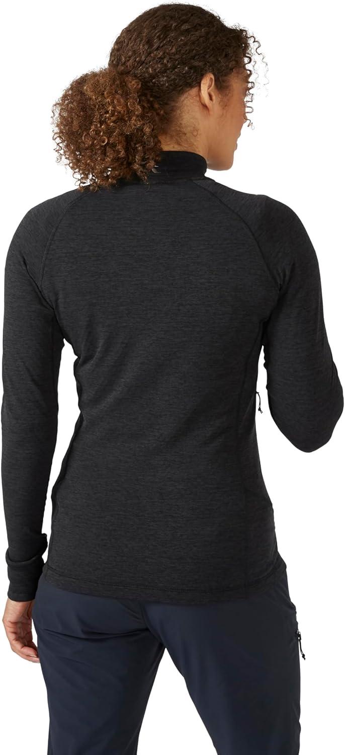 imageRab Womens Nexus Stretch Fleece Jacket Lightweight for Hiking Climbing ampamp LayeringBlack