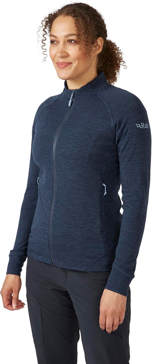 imageRab Womens Nexus Stretch Fleece Jacket Lightweight for Hiking Climbing ampamp LayeringDeep Ink