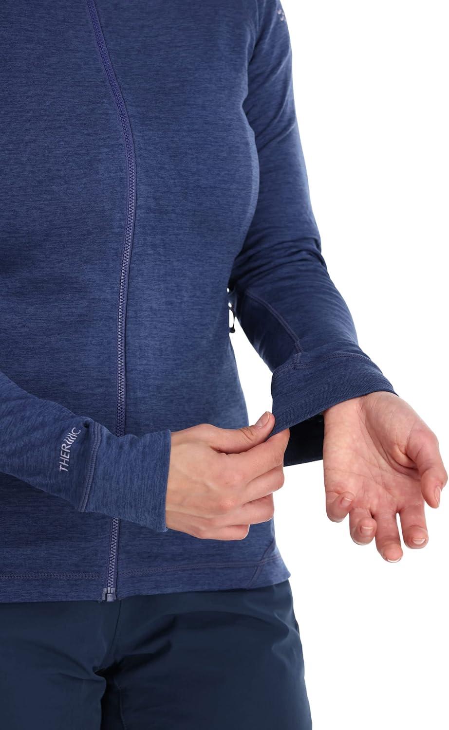 imageRab Womens Nexus Stretch Fleece Jacket Lightweight for Hiking Climbing ampamp LayeringPatriot Blue