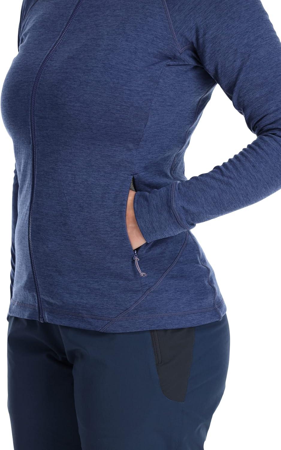 imageRab Womens Nexus Stretch Fleece Jacket Lightweight for Hiking Climbing ampamp LayeringPatriot Blue