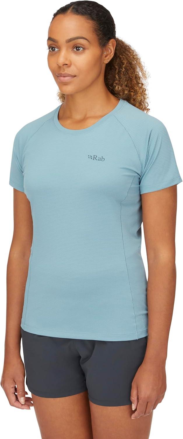 imageRab Womens Sonic Tee Lightweight Breathable ShortSleeve TShirt for Trail Running ampamp HikingCitadel