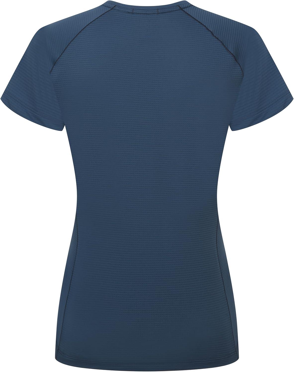 imageRab Womens Sonic Tee Lightweight Breathable ShortSleeve TShirt for Trail Running ampamp HikingTempest Blue