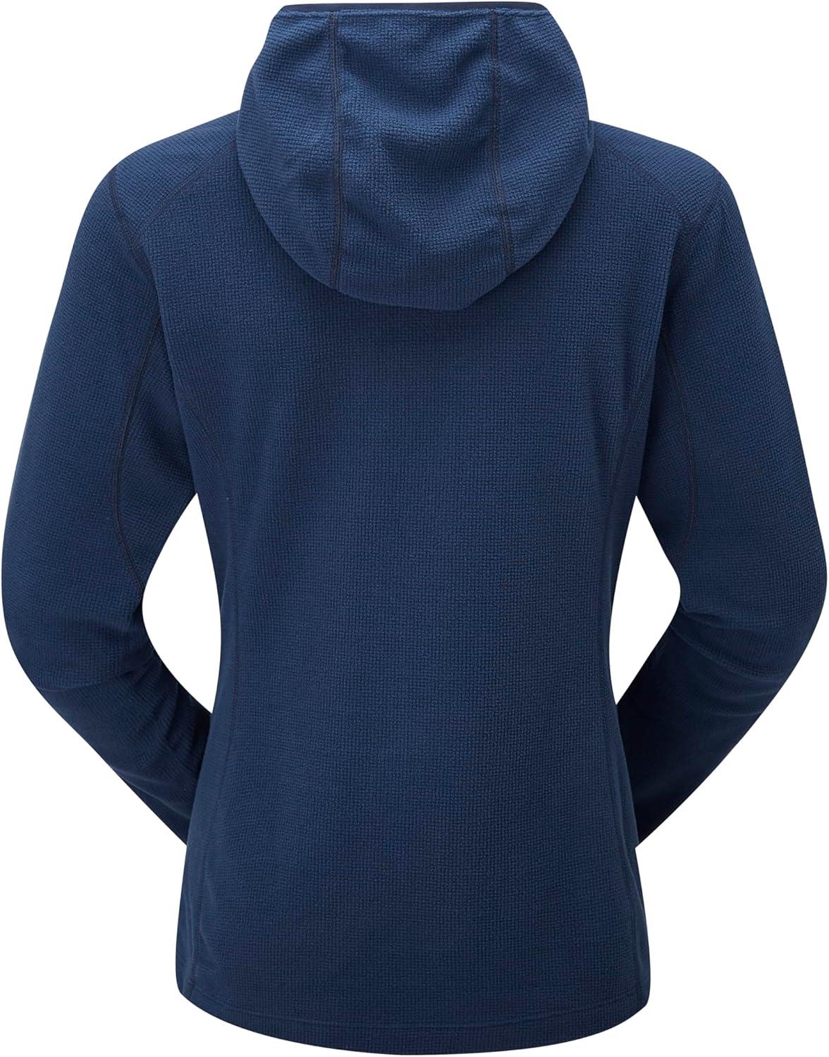 imageRab Womens Tecton Hoody FullZip Fleece Jacket for Hiking ampamp ClimbingDeep Ink