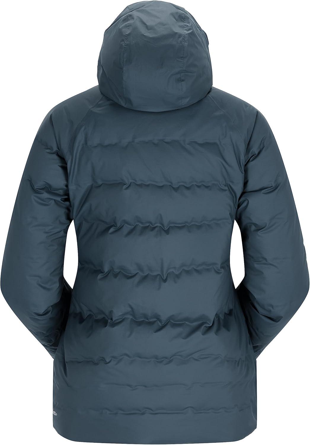 imageRab Womens Valiance Down Jacket Waterproof Windproof Insulator for Climbing Mountaineering ampamp Casual WearOrion Blue