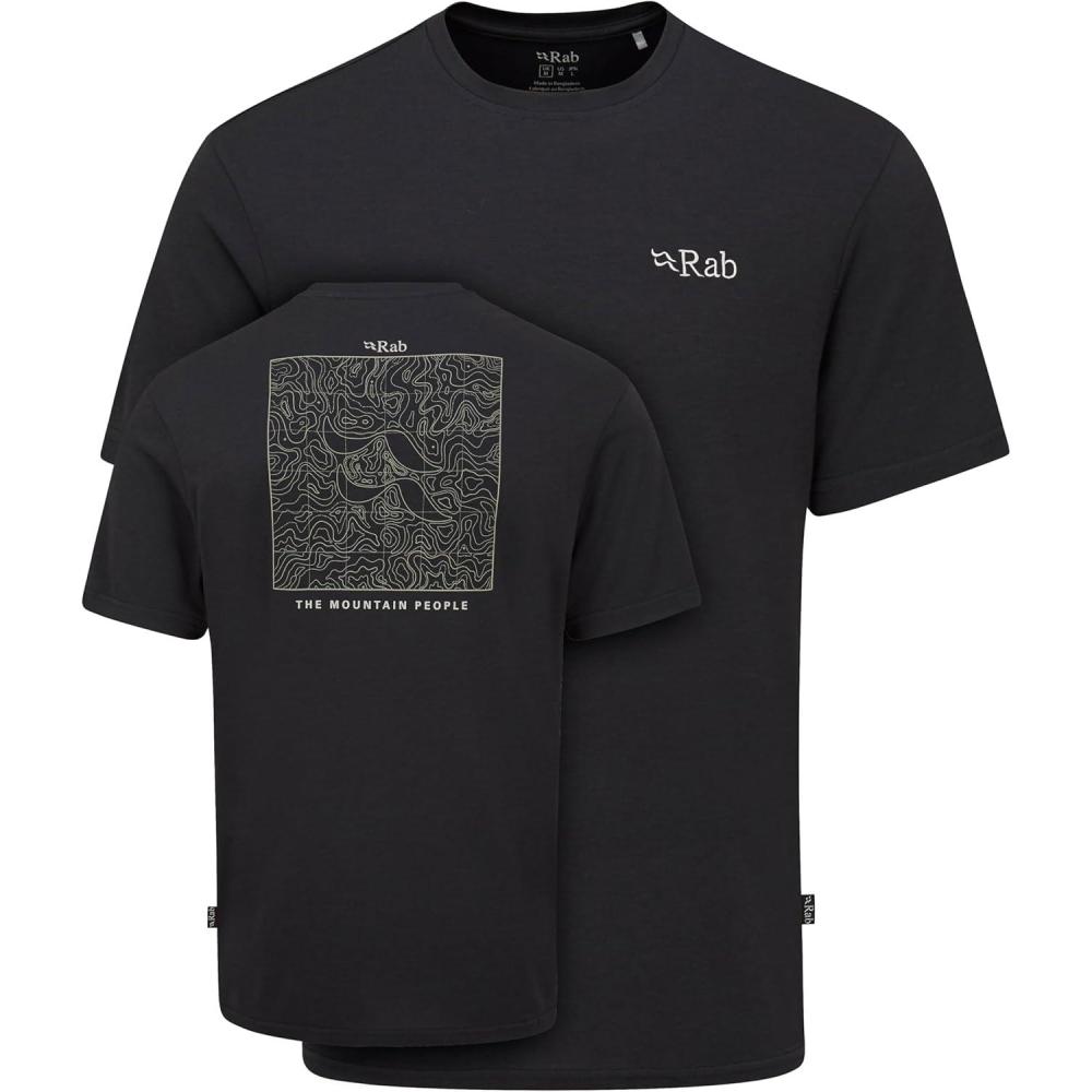 imageRab Crimp Elevation Tee  QuickDrying Comfortable Graphic TShirt for Hiking Climbing ampamp Casual UseBeluga