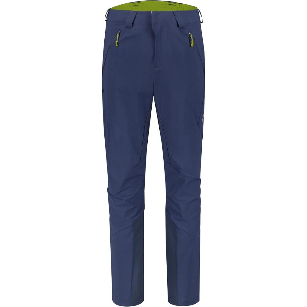 imageRab Mens Ascendor AS Pants MidWeight WindResistant Softshell Pants for Hiking ampamp ClimbingDeep Ink