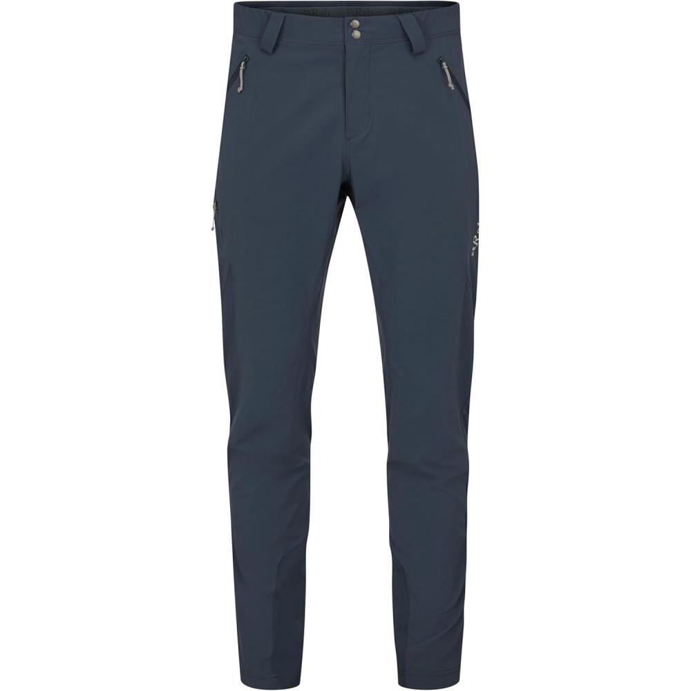 imageRab Mens Ascendor Light Pants Lightweight Softshell Pants for Hiking ampamp ClimbingTempest Blue